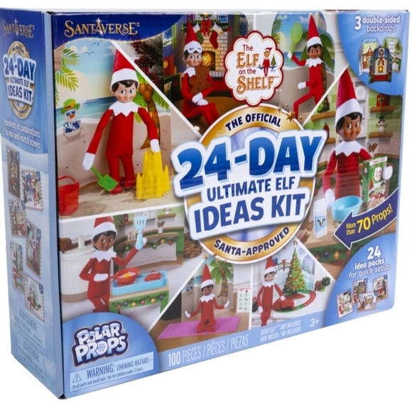 Elf on the Shelf Other - Elf On The Shelf 24 Day Prop Kit Ultimate Elf Ideas Kit Christmas New